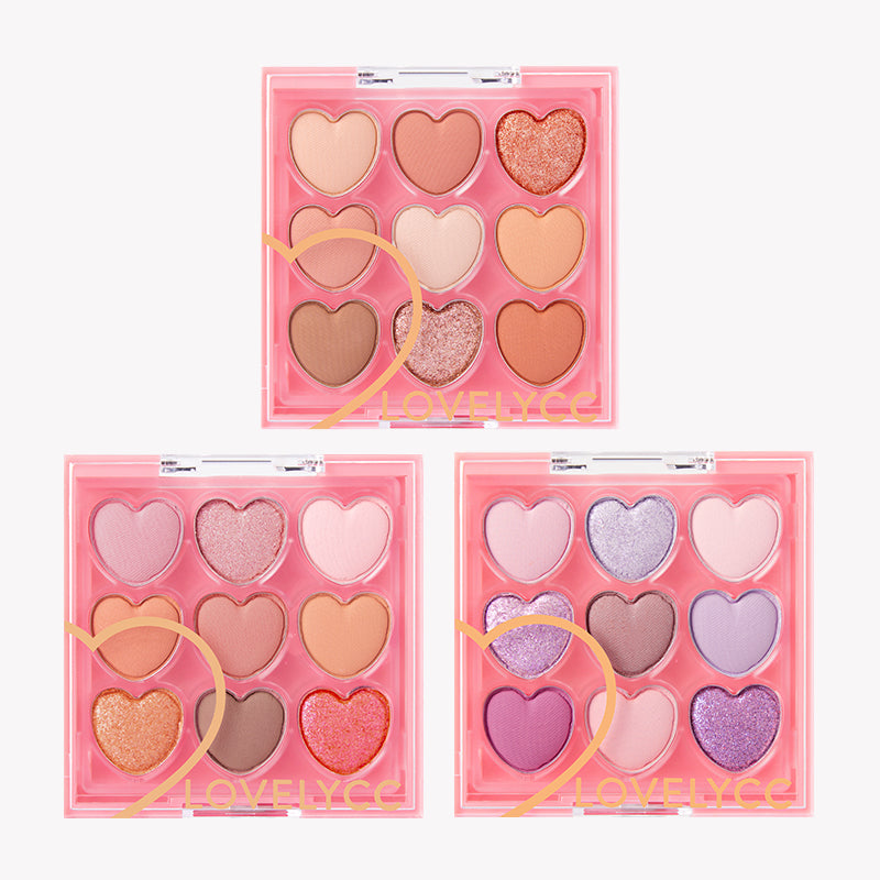 [LOVELYCC] MAGIC COVER CHEAT NINE COLORS EYE SHADOW PALETTE 9g