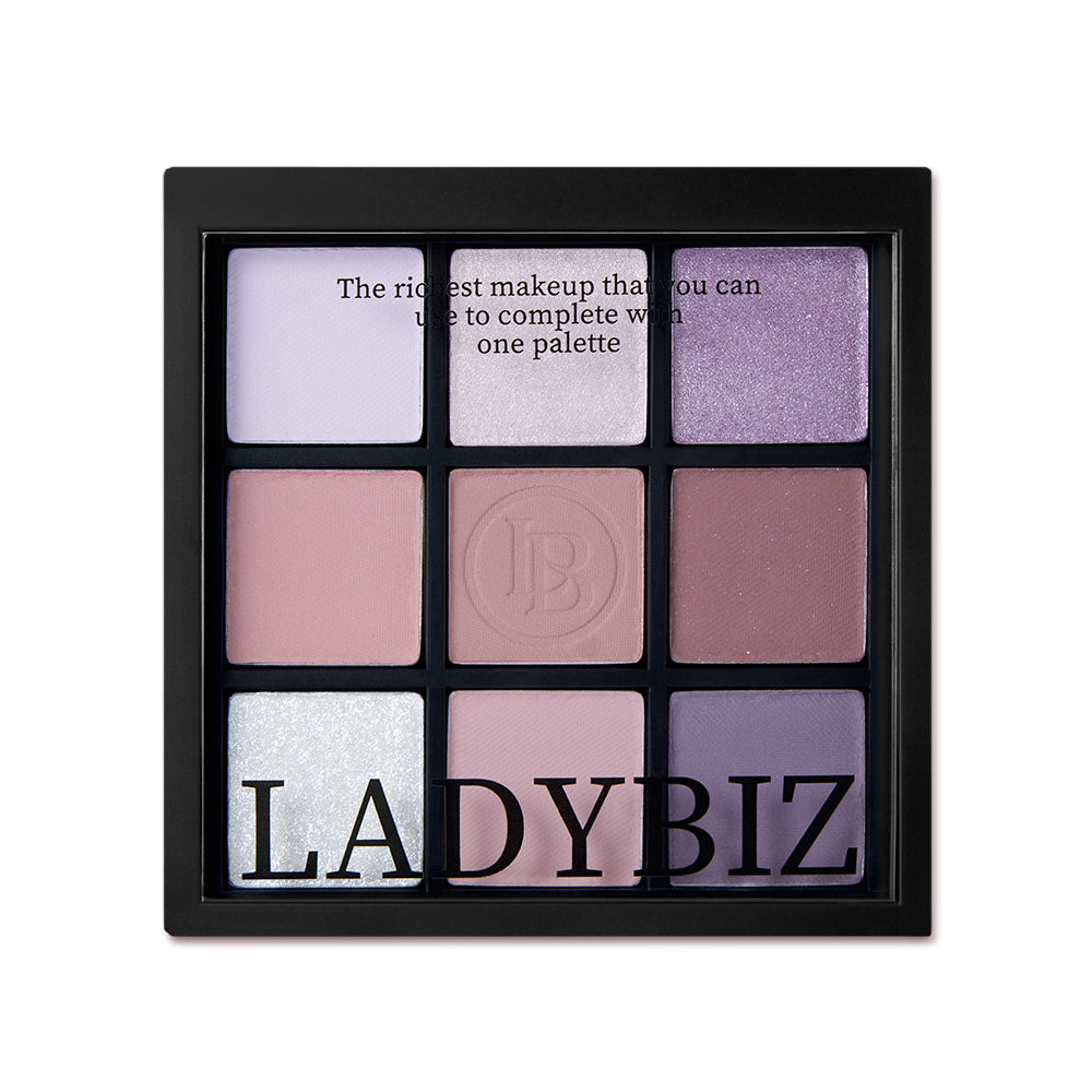 [LADYBIZ] CITY GIRL MOOD COLLECTION NINE COLORS EYE SHADOW PALETTE 9g